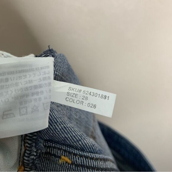 Abercrombie & fitch signature collection super skinny jean patchwrok red green - Picture 8 of 11